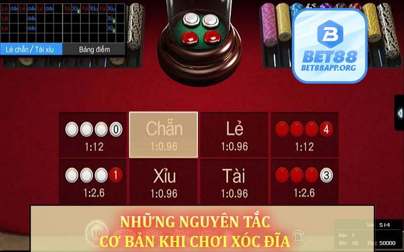 Những nguyên tắc khi chơi game xóc đĩa online